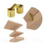 Zawias cylindryczny fi 18 mm do wkładów blatów - 2