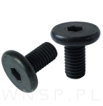 M8 X 15 mm wkręt metryczny z łbem walcowym, ocynk czarny - 5