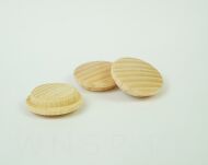 Zaślepki drewniane 20 sztuk do otworu Ø 20 mm jesion, surowe - 3