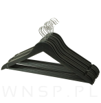 WIESZAK DREWNIANY CZARNY NA UBRANIA ZESTAW  X10 WIESZAKI DREWNIANE - 4