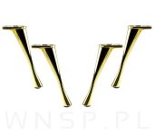 Noga skośna Klepsydra 17,5 cm, mosiądz - 7