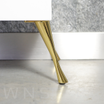 Noga skośna Klepsydra 17,5 cm, mosiądz - 4