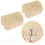 M6 X 8 mm - Mufa do drewna wkręcana - 6