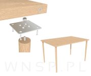 Wkręty hartowane stożkowe do drewna 4,5 X 35 mm - 3