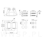 Haczyk, wieszak do miotły, uchwyt do ściany, stal nierdzewna - 2