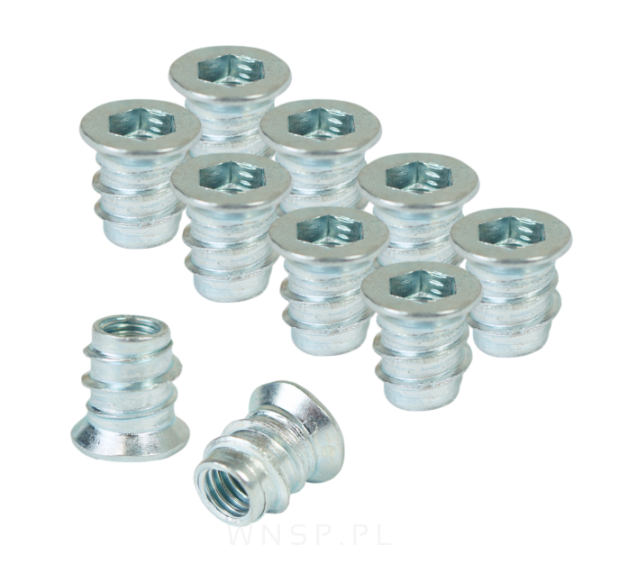 M6 X 12 mm- Mufa wkręcana do drewna