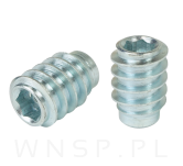 Mufa M6 X 18 mm, wkręcana na imbus - 6