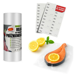 15 CM X 6 Metrów Moletowana rolka do pakowania próżniowego