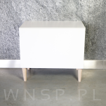 Noga bukowa prosta, stożek 6 cm, surowa - 5