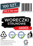 Woreczki strunowe 100 sztuk, mocne torebki zamykane 100 x 150 mm, grube 50 mic - 3