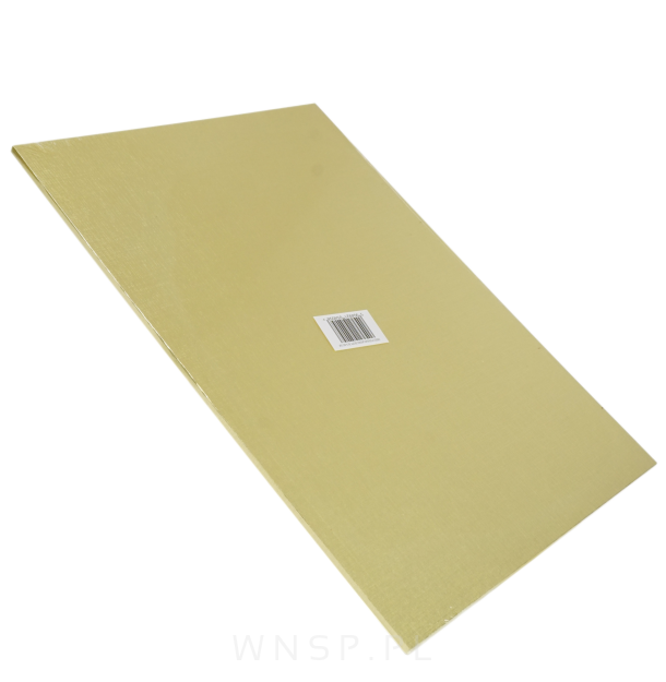 Mocny podkład pod tort 30 x 40 cm prostokątny MDF, dekoracja na urodziny sztywny jasno złoty