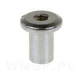 M6 X 12 mm, nakrętka Ericson płaska, stal nierdzewna - 2