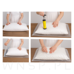WORKI PRÓŻNIOWE 60 x 50 CM ZESTAW 5 SZTUK + POMPKA GRATIS, NA UBRANIA, KOCE, POŚCIEL DO SZAFY, GARAŻU, PIWNICY, NA STRYCH MOCNE GRUBE - 6