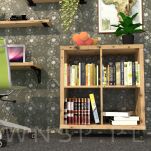 Nogi stalowe okrągłe 19,6 cm, zestaw nóg z wkrętami, czarne matowe + złoto - 9