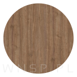 Zestaw 2 półek ściennych w dekorze orzechu 500 x 200 x 18 mm, ze wspornikami montażowymi - 3