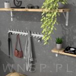 Mocny wspornik do półki ściennej, wiszącej 150 x 250 x 30 mm - 4