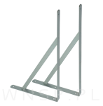 Wspornik, konsola do półki ściennej, wiszącej 500 x 300 x 25 mm - 7