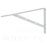Wspornik 2 sztuki, konsola do półki ściennej, wiszącej 500 x 330 x 25 mm - 4