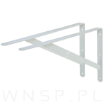 Wspornik 2 sztuki, konsola do półki ściennej, wiszącej 500 x 330 x 25 mm - 6