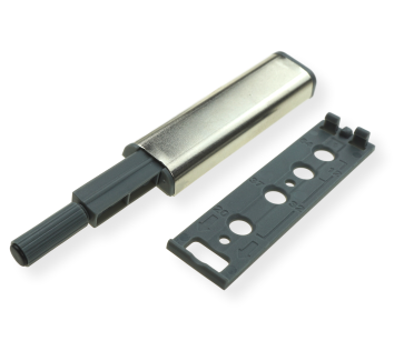 Odbojnik push to open z gumową końcówką - metalowy