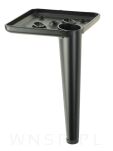Noga meblowa szpilka 15 cm czarny mat - 4