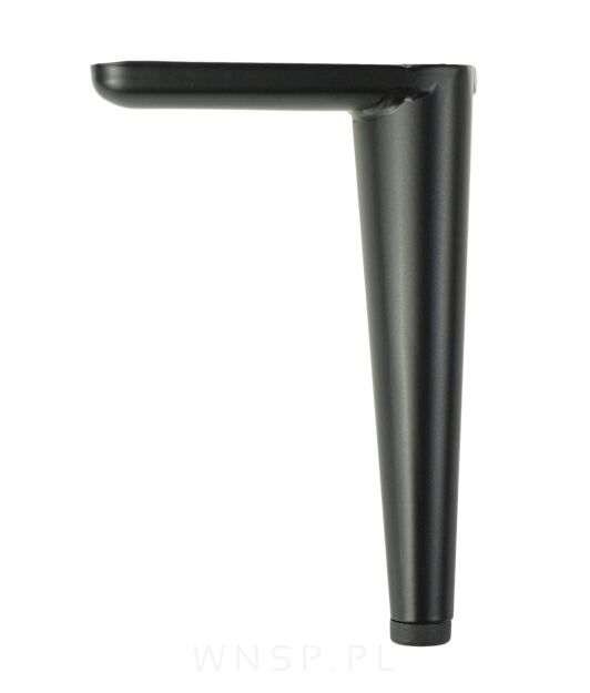 Noga meblowa szpilka 15 cm czarny mat