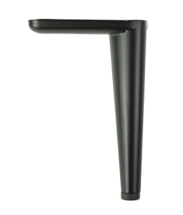 Noga meblowa szpilka 15 cm czarny mat