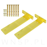 Nowoczesny wspornik do półki meblowej T 200 mm - 5