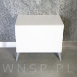 Zestaw nóżki skośne 15 CM, szary mat, ze szpilką M8 X 25 MM + Blachy - 9