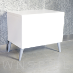 Zestaw nóżki skośne 15 CM, szary mat, ze szpilką M8 X 25 MM + Blachy - 3