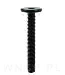 M6 X 45 mm metryczny na imbus 4 mm, czarny - 5