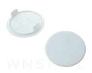 Zaślepka tworzywowa Ø40 mm - na 2 skrzydła biała - 9