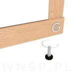 Stopka meblowa M8 X 35 mm z gniazdem do mebli - 8