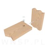 Zaślepka do mimośrodu Ø 15 mm - kość słoniowa - 5