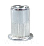 Nitonakrętka M6 x 15 MM, ryflowana z kołnierzem - 5