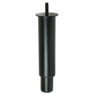 Noga stalowa regulowana 15 - 25 CM ze szpilką M8 x 25 mm, czarna