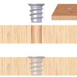 M6 X 12 mm - Mufa wkręcana - 10