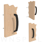 Uchwyt meblowy FIX 128 mm czarny - 5