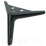 Noga meblowa szpilka typ V 15 CM czarny mat - 5