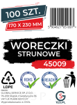 Woreczki strunowe 100 sztuk, mocne torebki zamykane 170 x 230 mm, grube 50 mic - 3