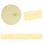Listwa ścienna, na haczyki lub wieszaki 625 x 80 x 18 mm, surowa - 3