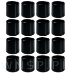 Ślizgacz ochronny PVC okrągły na nogę Ø 32 mm czarny - 2