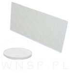 Odbojniki silikonowe samoprzylepne do drzwi mebli szuflad nóżki fi 18 x 1 mm - 3