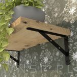 Wspornik, konsola do półki ściennej, wiszącej 150 x 125 x 29 mm - 5