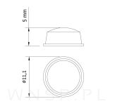 11.2 X 5 mm- Odbojnik do drzwiczek - 2