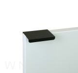 Uchwyt krawędziowy Nicea czarny, rozstaw 32  mm - 4