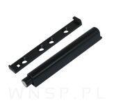 Odbojnik do drzwi bez uchwytów push to open, końcówka magnetyczna + płytki do montażu we froncie - 3