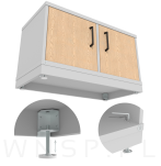 Zestaw regulatorów M8 x 60 mm z blachami do montażu w szafie - 3