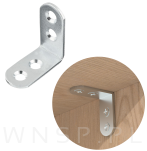 Kątownik montażowy 10 sztuk, 30 x 30 mm, 4 otwory - 3