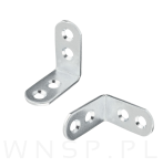 Kątownik montażowy 10 sztuk, 30 x 30 mm, 4 otwory - 4